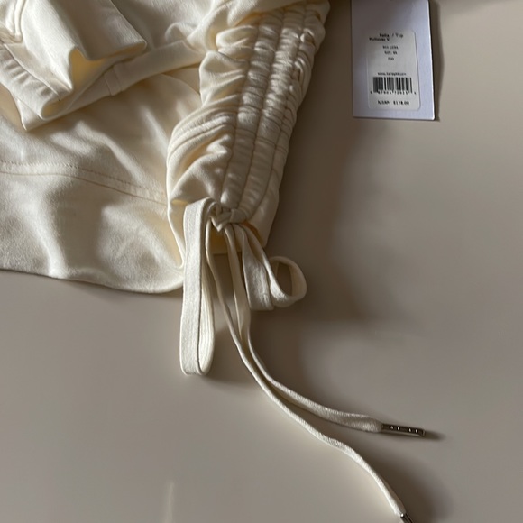 Bailey 44 Bella Pullover V-neck top Ivory XS NWT - Picture 4 of 9